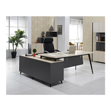 2021 Best Sale Modern Offce Desk Work Desk With Big Storage Drawers And Cabinets